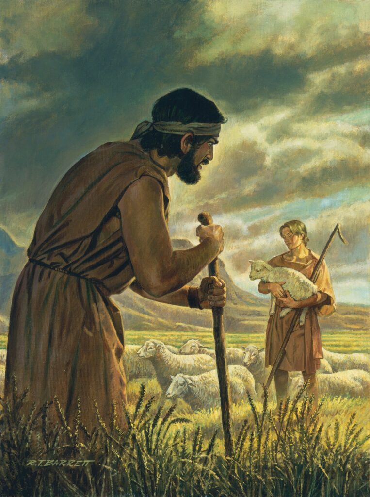 Cain and Abel in the field